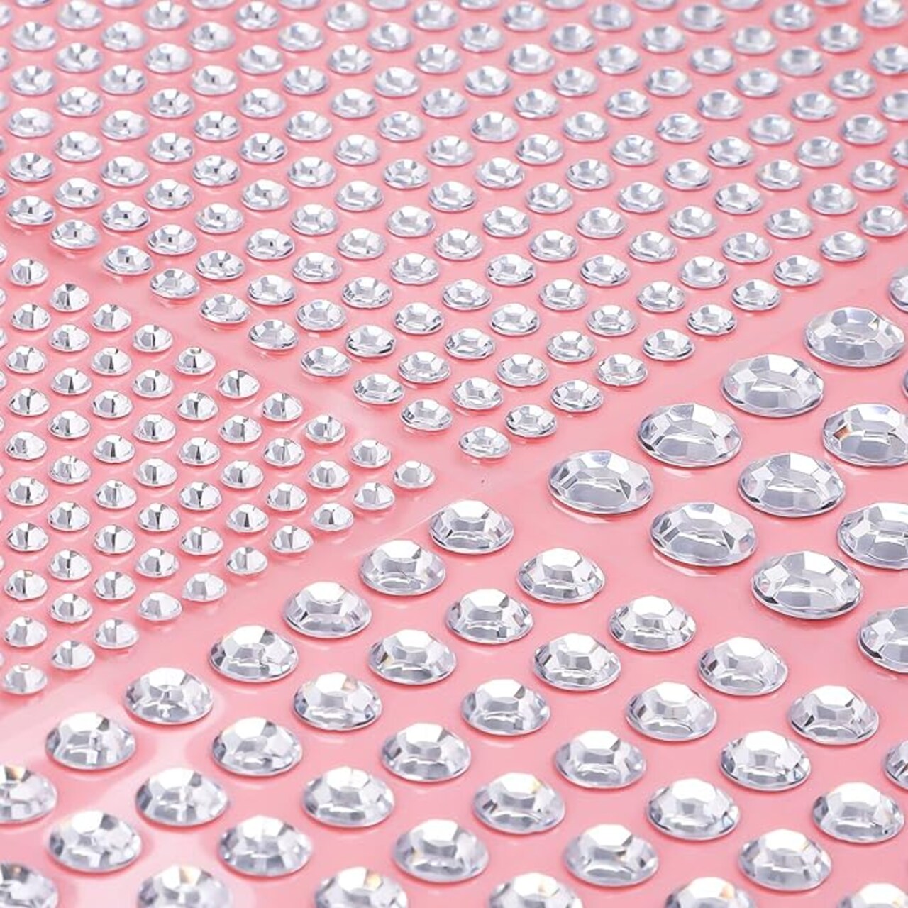 3108 Pcs Rhinestone Stickers – Clear Face Gems, Self-Adhesive Rhinestones, Bling Jewel Stickers for Hair, Face, Makeup, and Crafts, Assorted Sizes